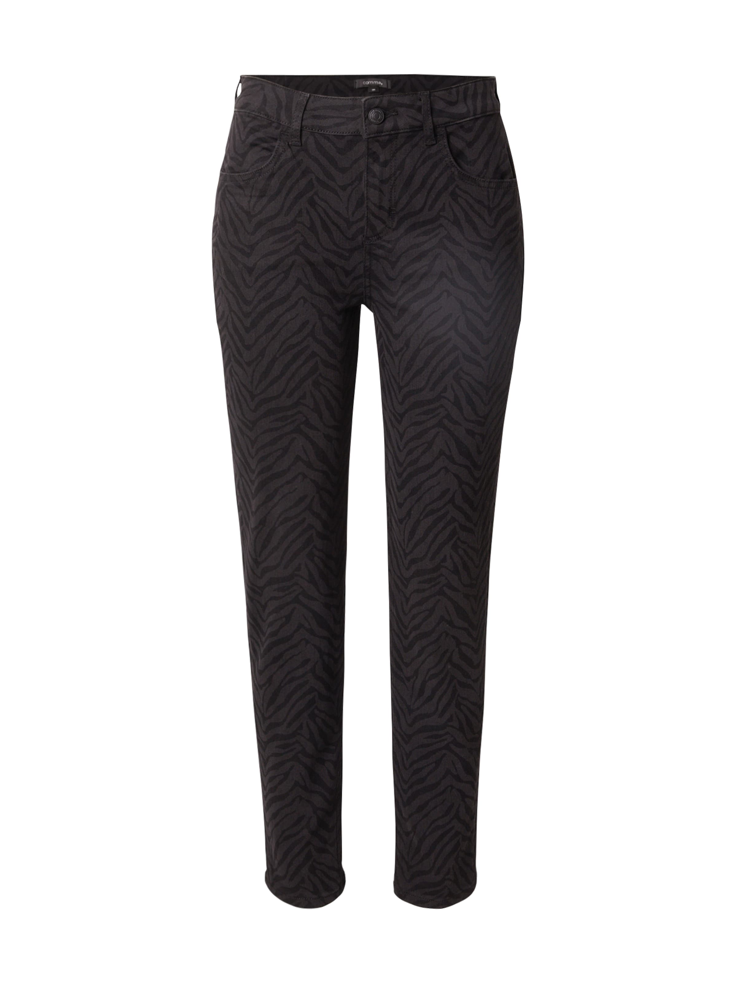 COMMA - Regular Calças de ganga em preto: frente