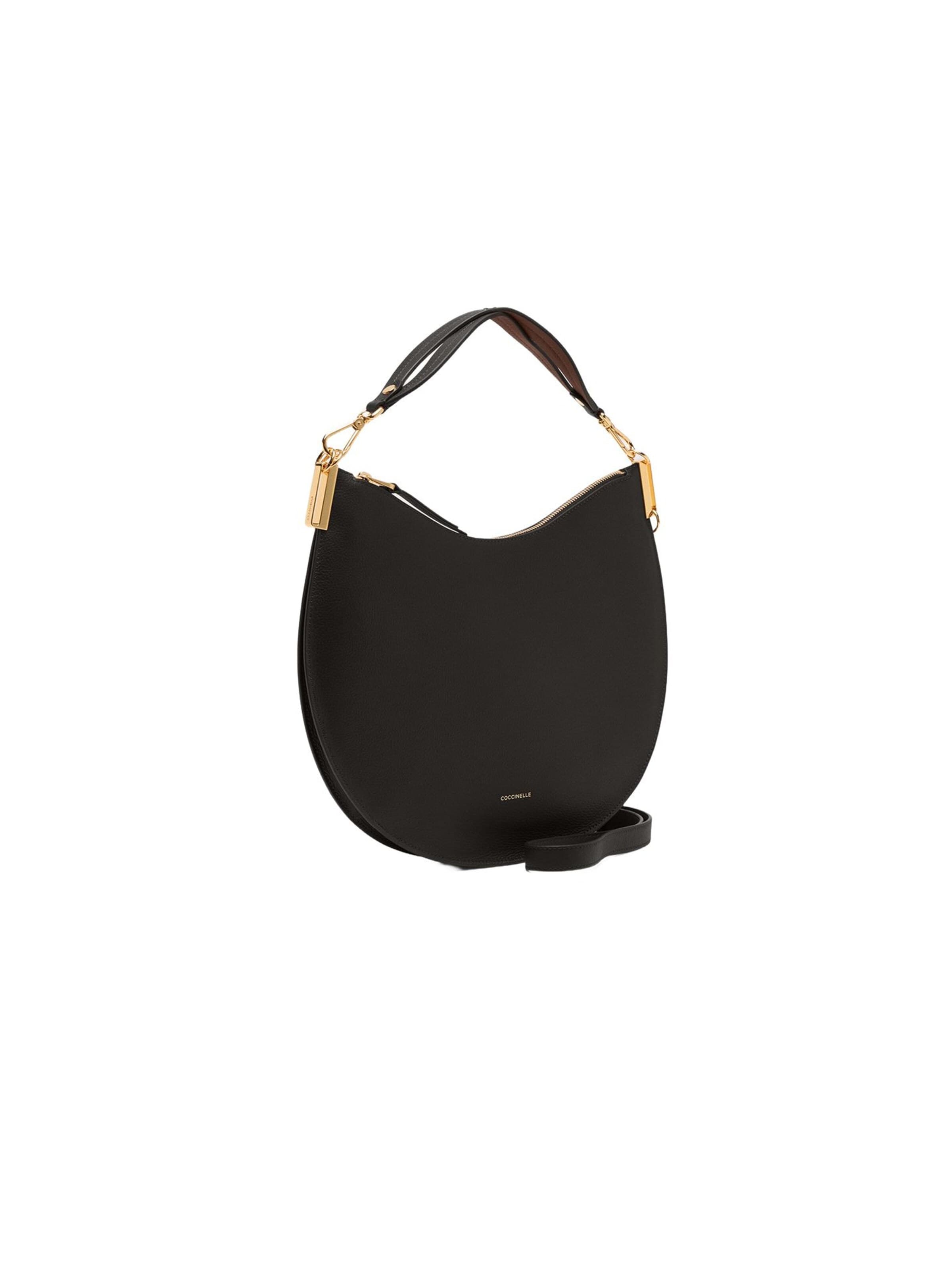 Sacs à main 'Coccinelle Sunup Handbag Double Grainy Leather' Coccinelle en noir