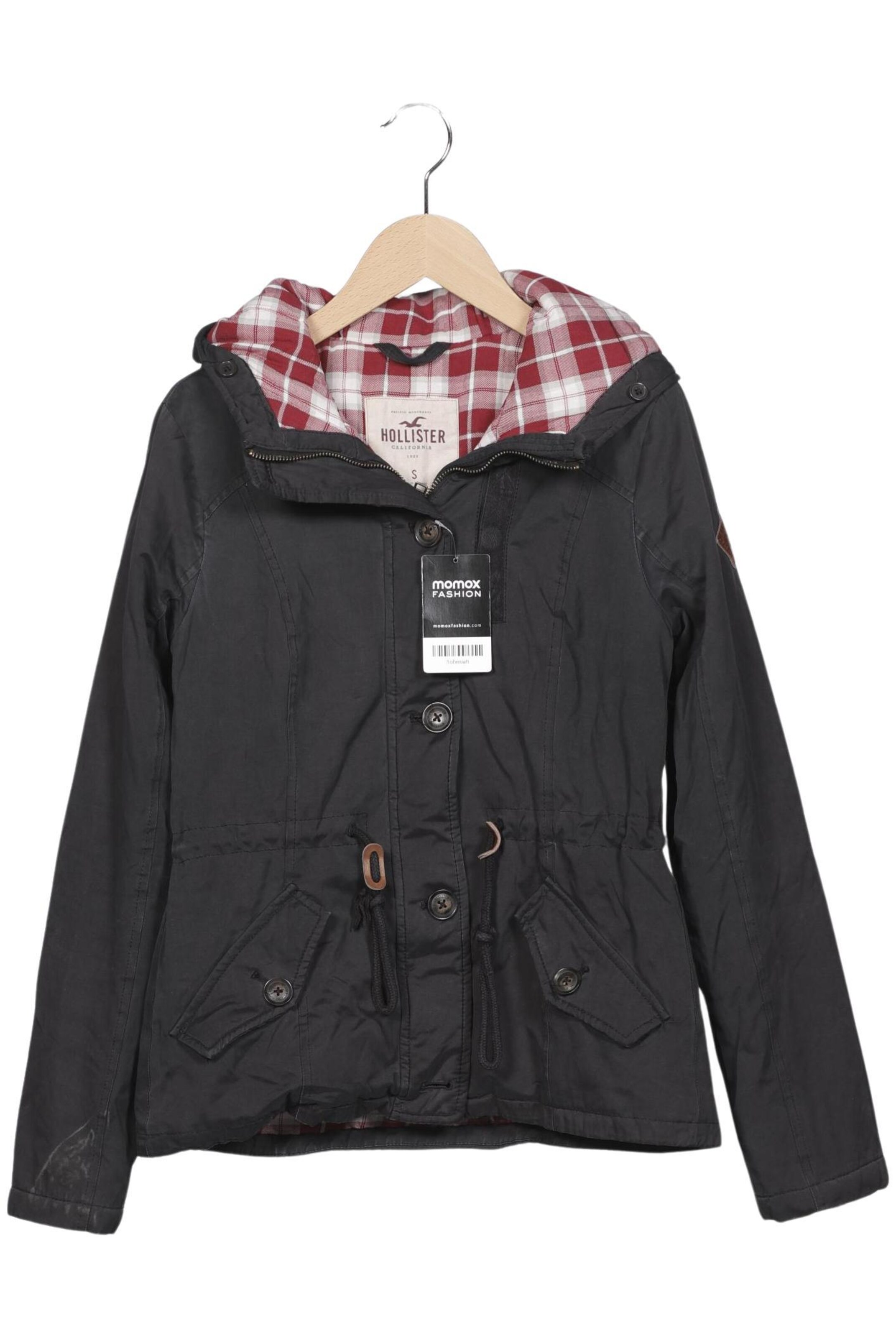 HOLLISTER Jacket & Coat in S in Black: front