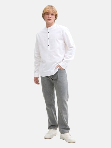 TOM TAILOR DENIM Comfort fit Shirt in White