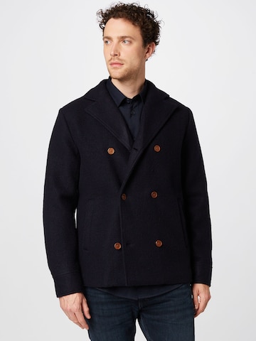 anerkjendt Between-seasons coat 'BØRGE' in Blue: front