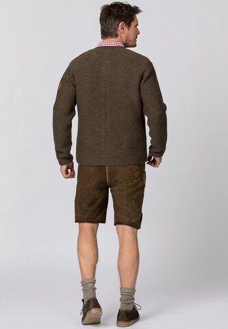 STOCKERPOINT Knitted Janker 'Amaro' in Brown