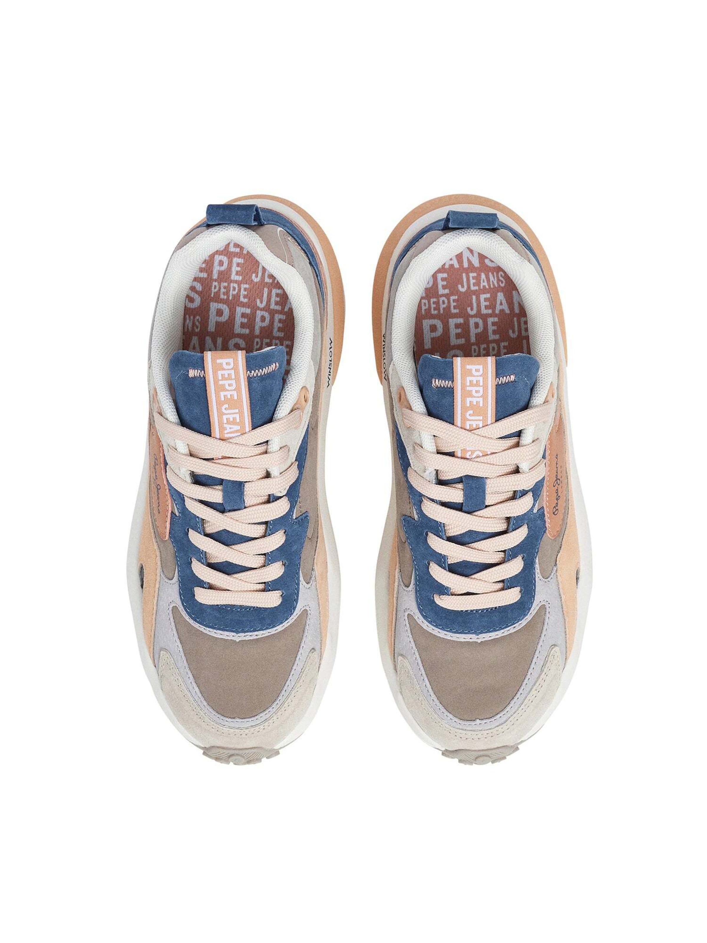 Pepe Jeans Platform trainers ' WINSLOW SERIE W ' in Beige