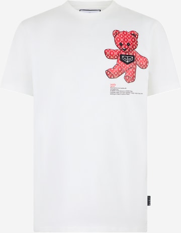 Maglietta ' Teddy ' di Philipp Plein in bianco: frontale