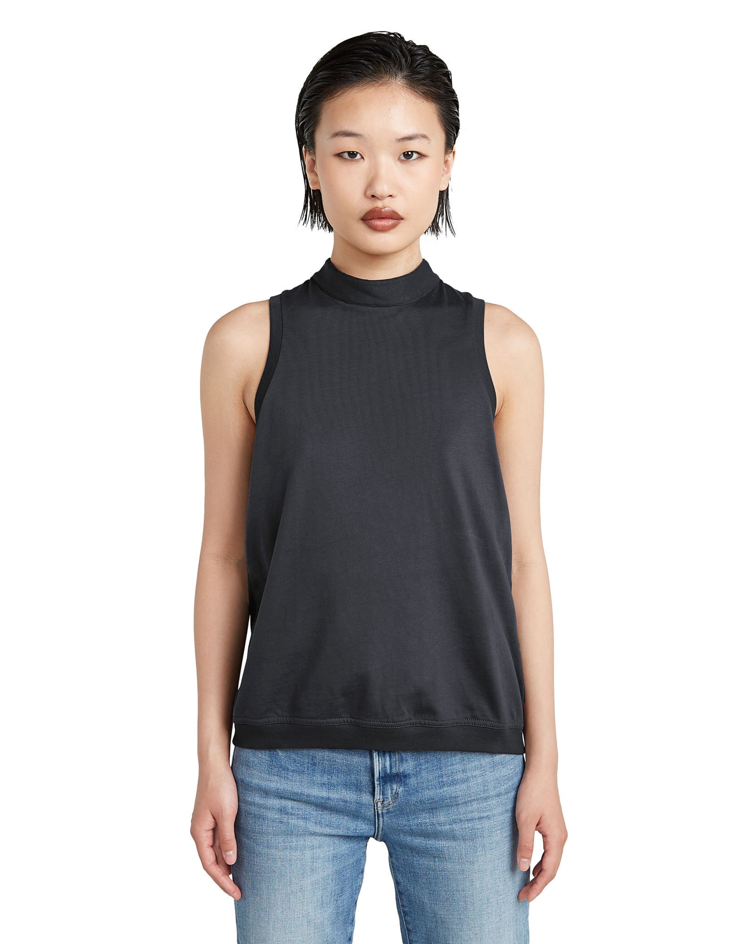 G-STAR Top in Black: front
