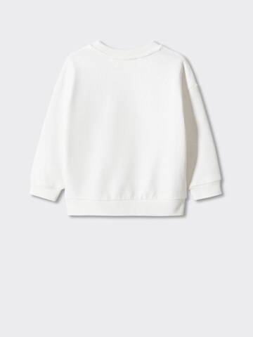 MANGO KIDS Sweatshirt i vit