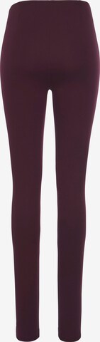 Skinny Leggings de la LASCANA pe roșu