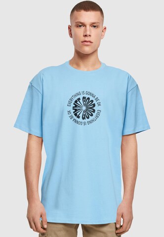 Merchcode Shirt 'All Good' in Blauw: voorkant