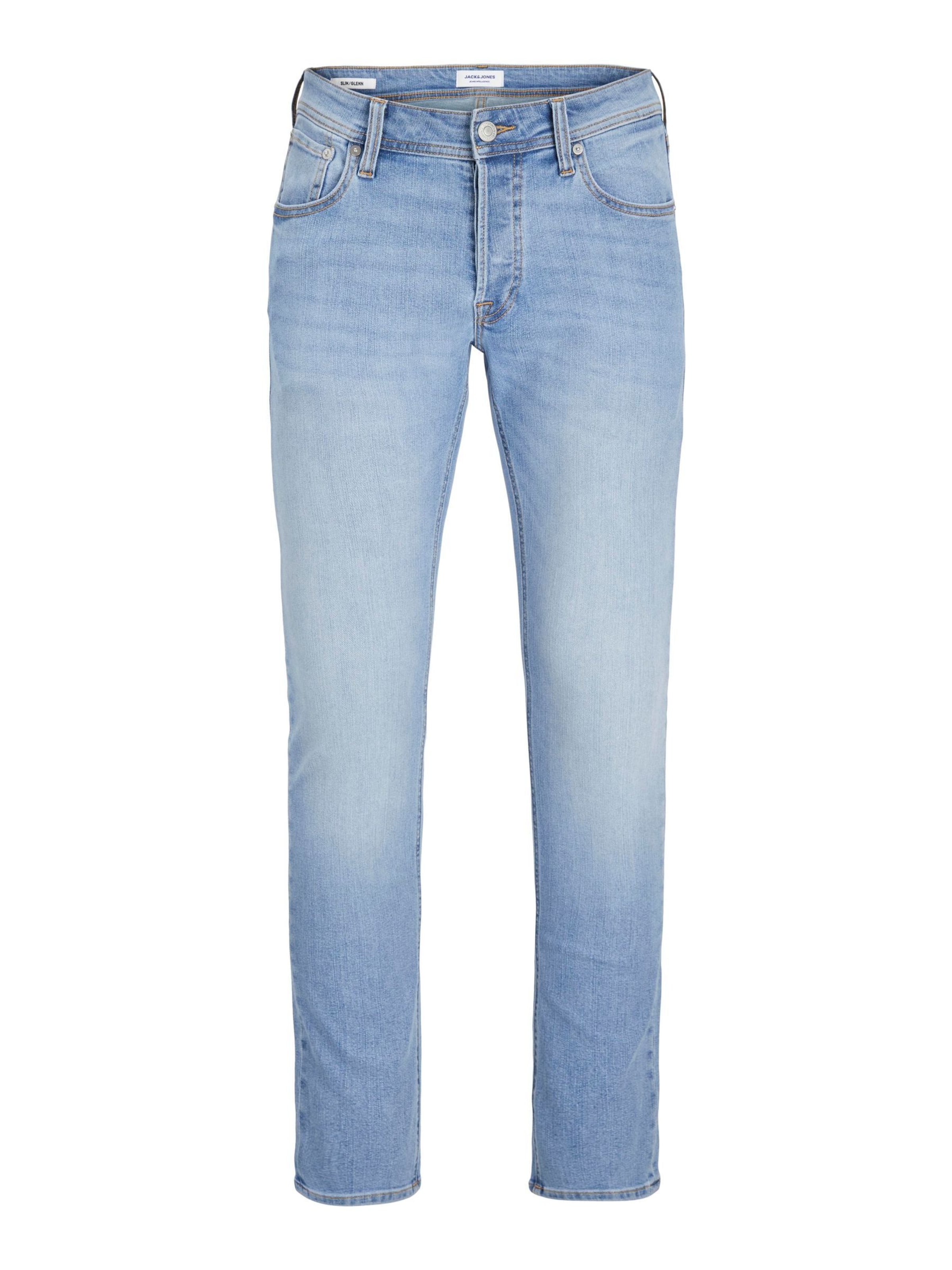 Jack & Jones Plus Tapered Jeans 'JJIMike JJOriginal' in Blue: front