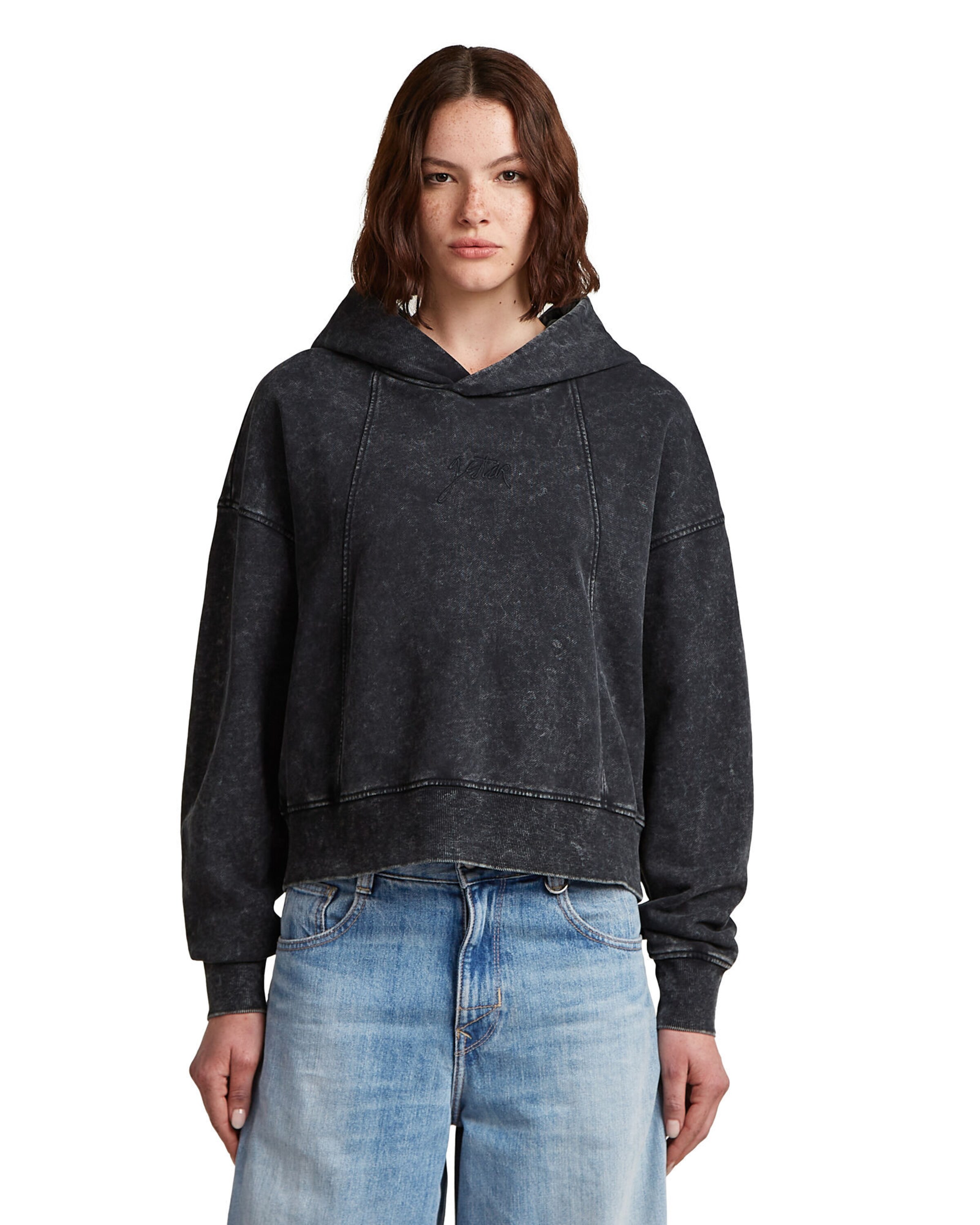 G-STAR Sweatshirt in Black: front