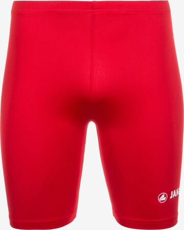 JAKO Skinny Workout Pants in Red: front