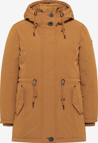 DreiMaster Klassik Winter Parka in Brown: front