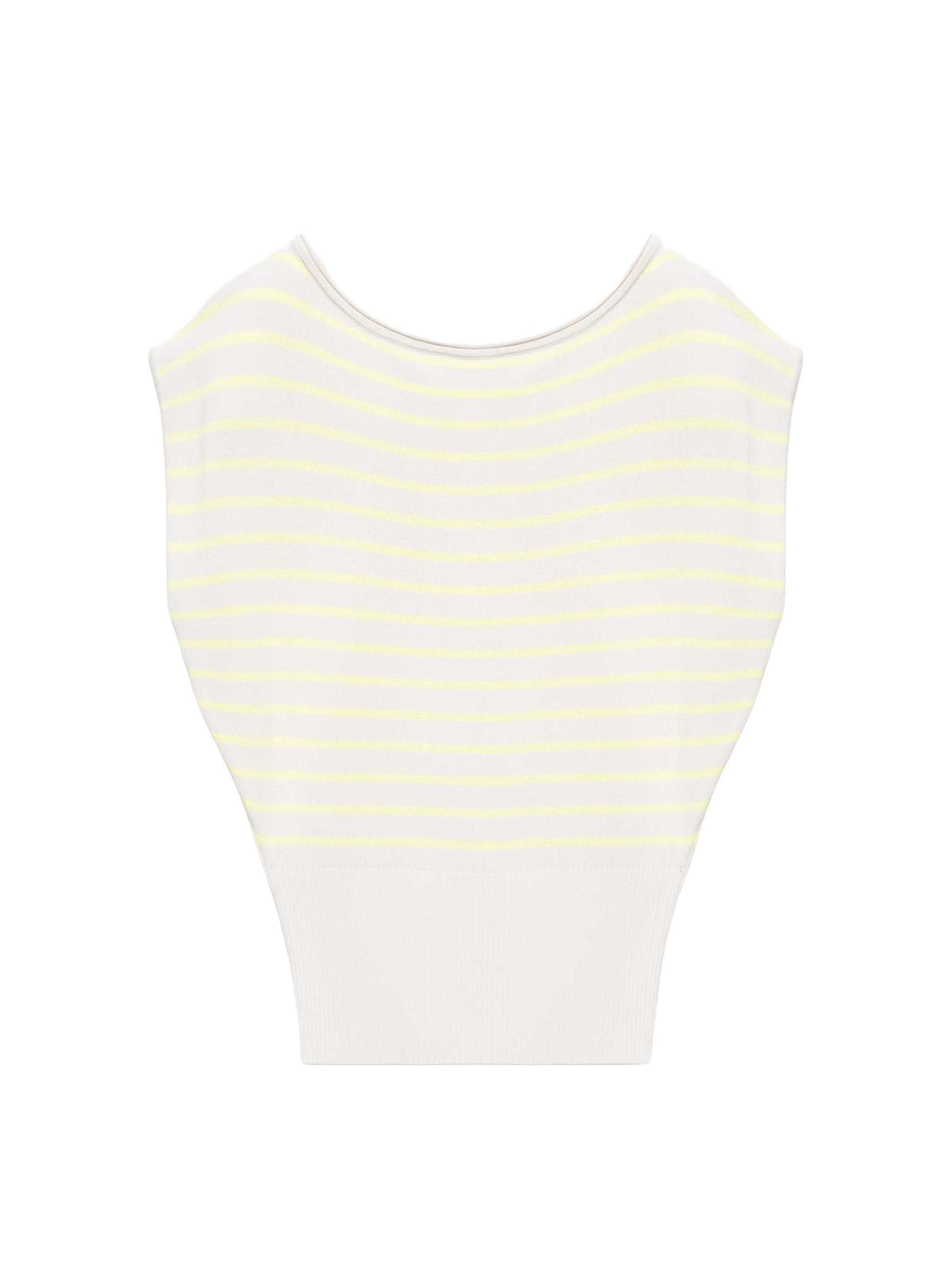 Pull&Bear Pulóver - sárga