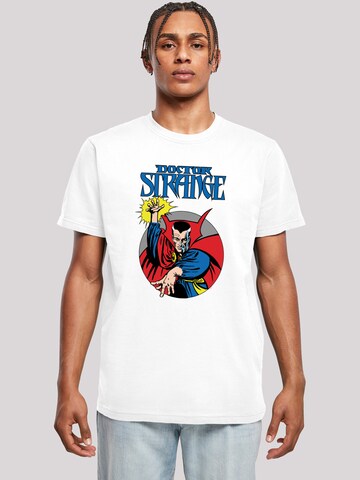 T-Shirt 'Marvel Boys Doctor Strange Circle' F4NT4STIC en blanc : devant