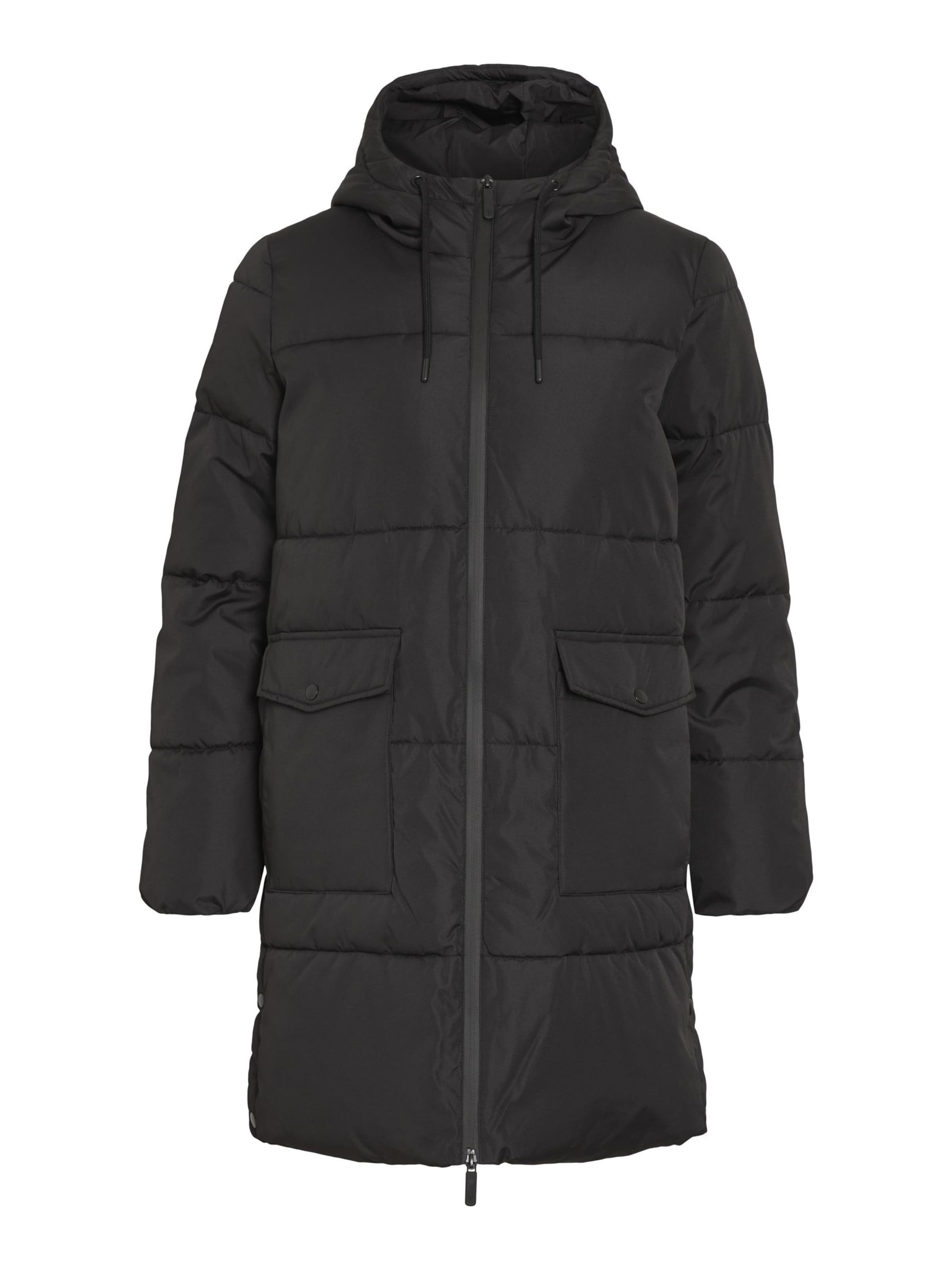 VILA Vinterfrakke i sort: forside