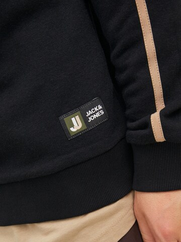 JACK & JONES Sweat jacket 'LOGAN' in Black