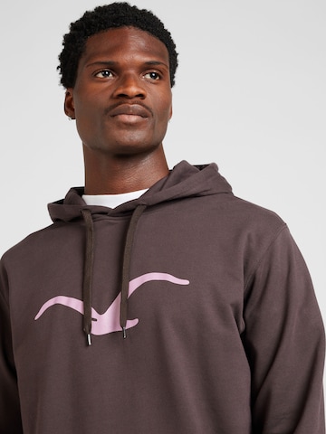 Cleptomanicx Sweatshirt 'Mowe' in Braun