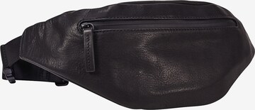 LEONHARD HEYDEN Fanny Pack 'Den Haag' in Black: front