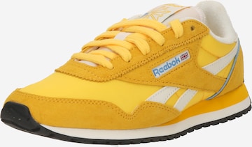 Reebok Низкие кроссовки 'CLASSIC' в Желтый: спереди