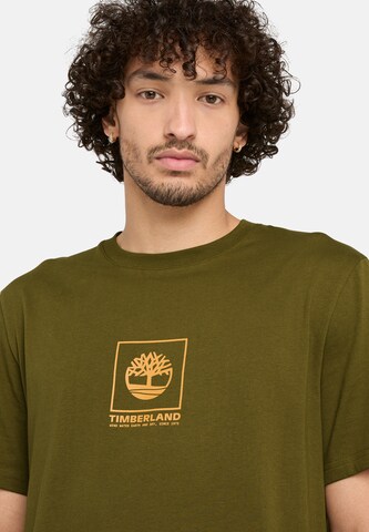 Maglietta 'Stack Camo' di TIMBERLAND in verde