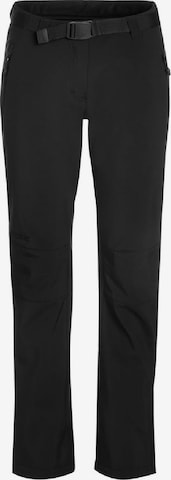 Maier Sports Regular Outdoor Pants in Black: front