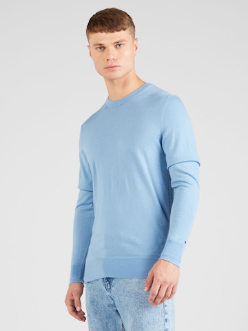 Pull-over Tommy Hilfiger Tailored en bleu : devant