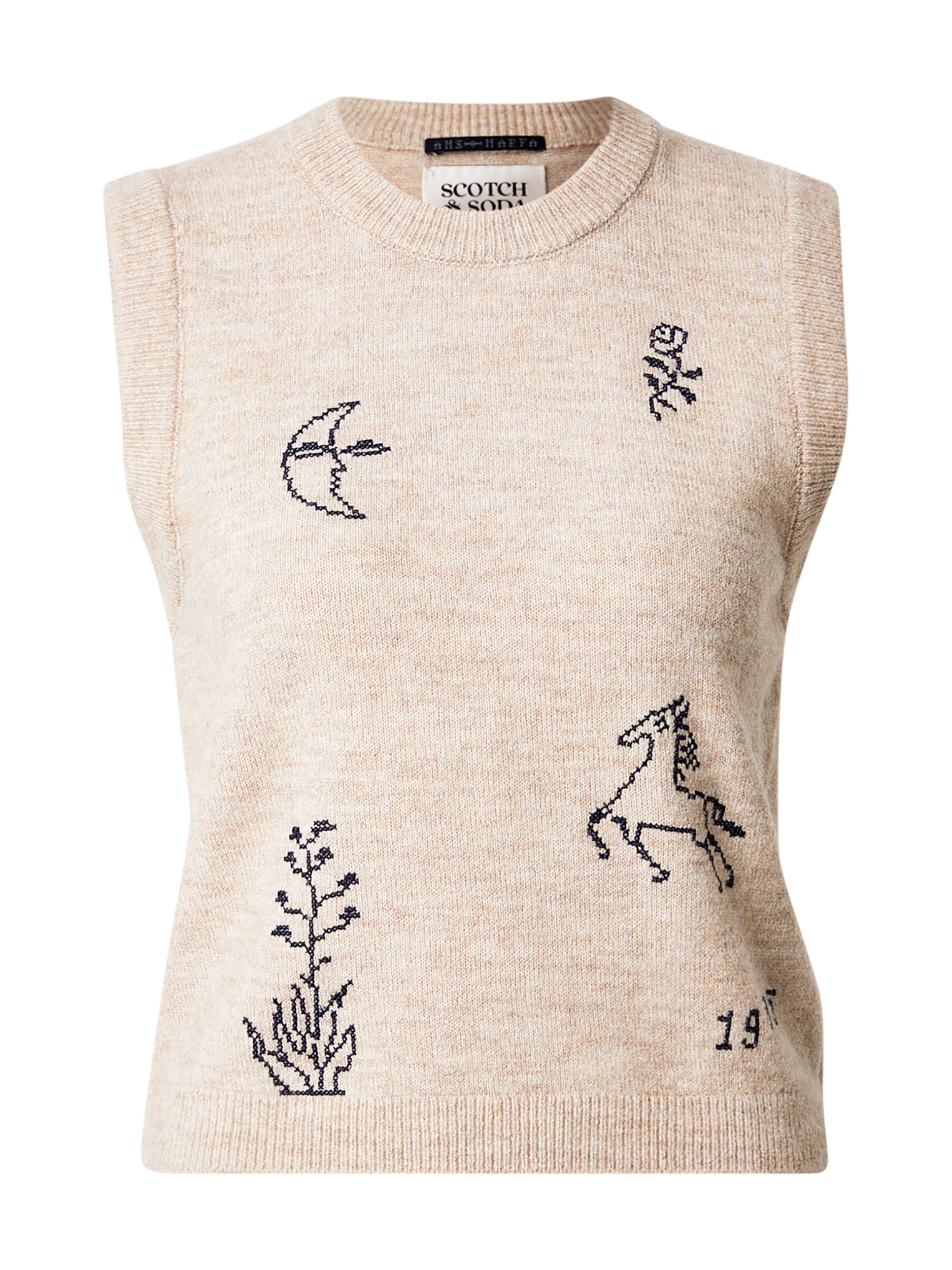 SCOTCH & SODA Свитер в Бежевый: спереди