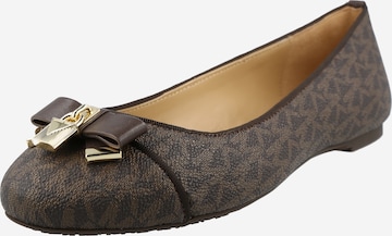 Ballerines 'ALICE' MICHAEL Michael Kors en marron : devant