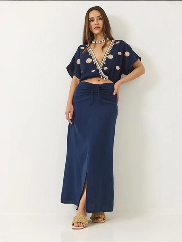 Bianco Lucci Set in Blau