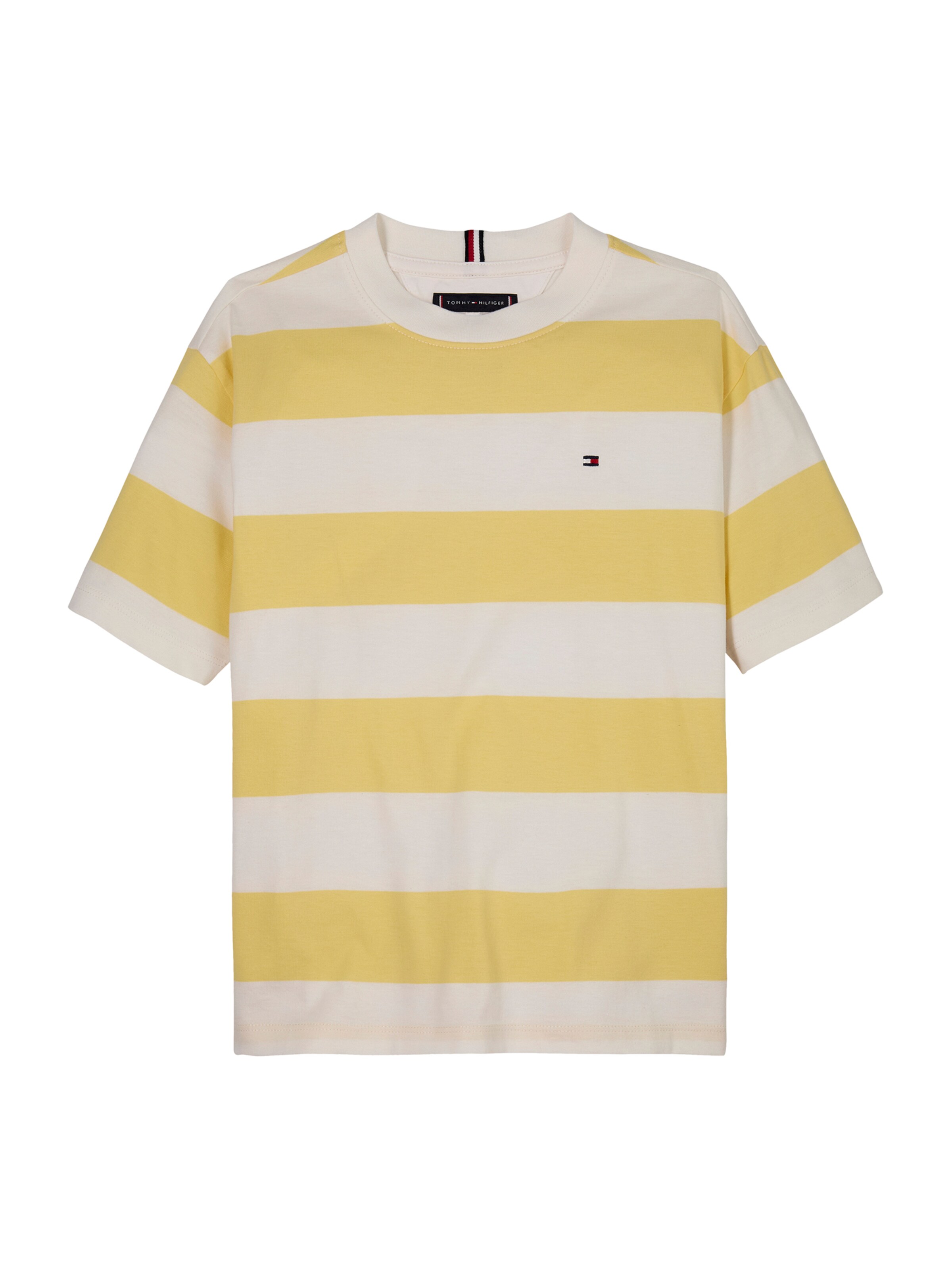 dzeltens TOMMY HILFIGER T-Krekls 'ESSENTIAL': no priekšpuses