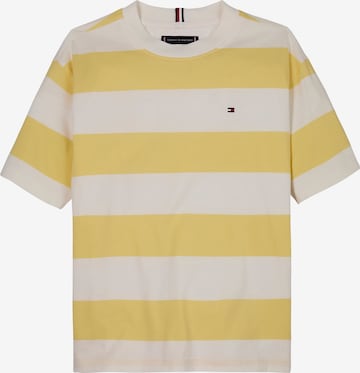 TOMMY HILFIGER Koszulka 'ESSENTIAL' w kolorze żółty: przód