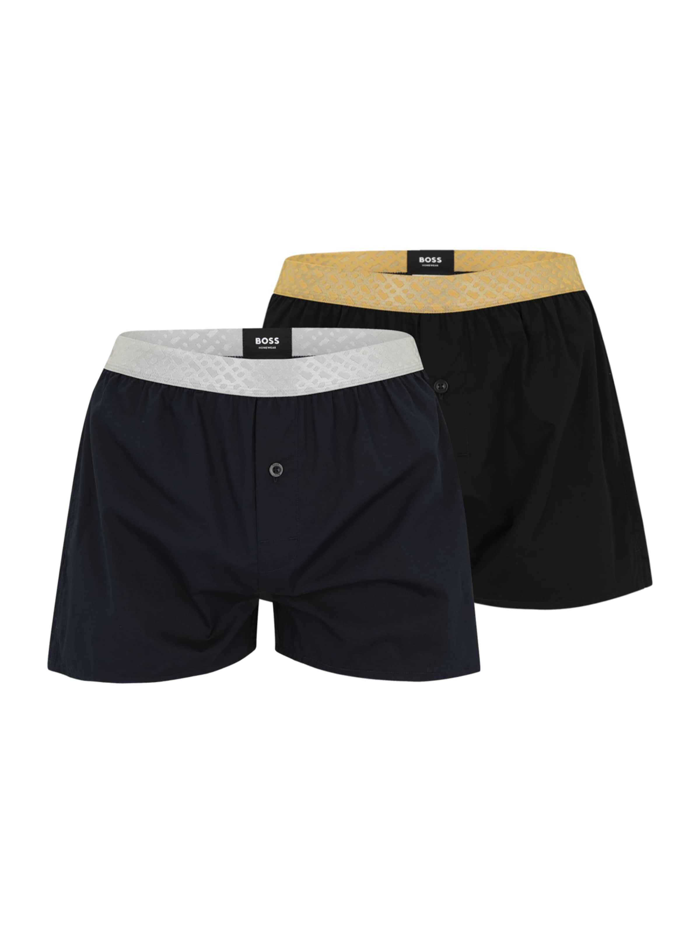 BOSS Bokserid, värv must: eest vaates