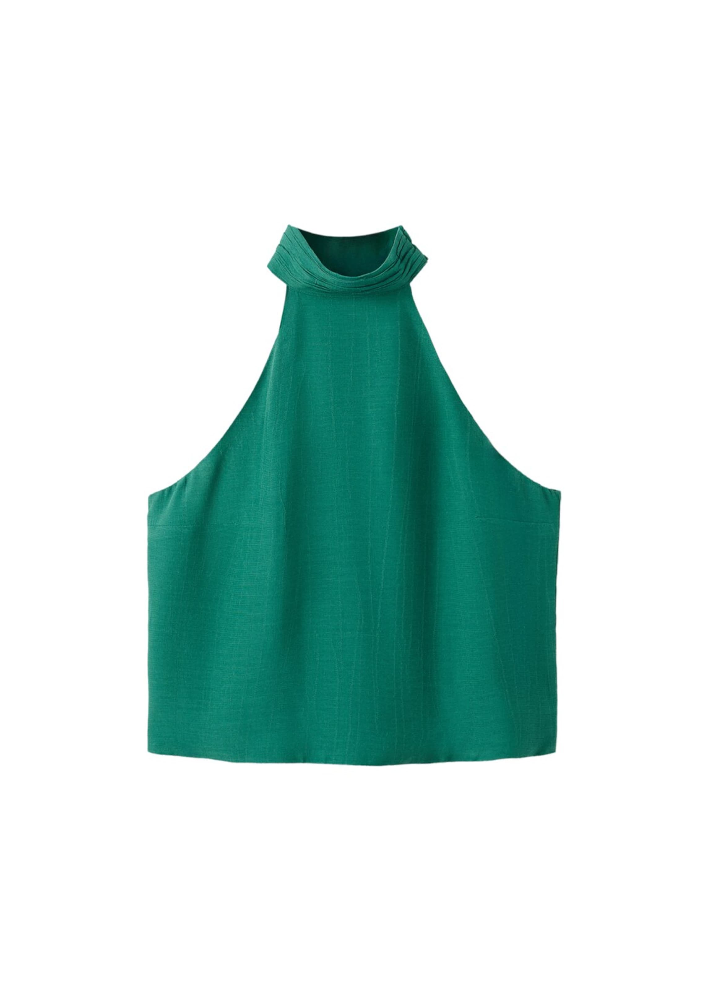 MANGO TEEN Top 'Geraniot' in Green: front