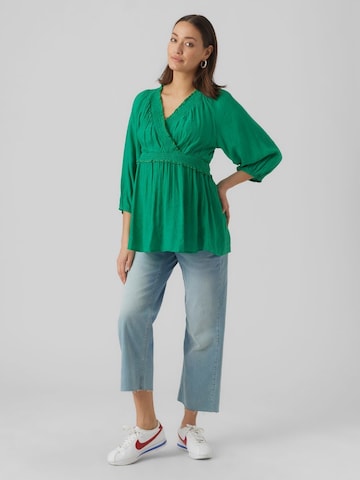 MAMALICIOUS Blouse 'Peace tess' in Groen