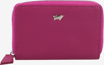 Braun Büffel Wallet 'Joy' in Pink: front