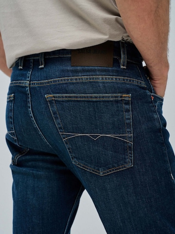 Coupe slim Jean Salsa Jeans en bleu