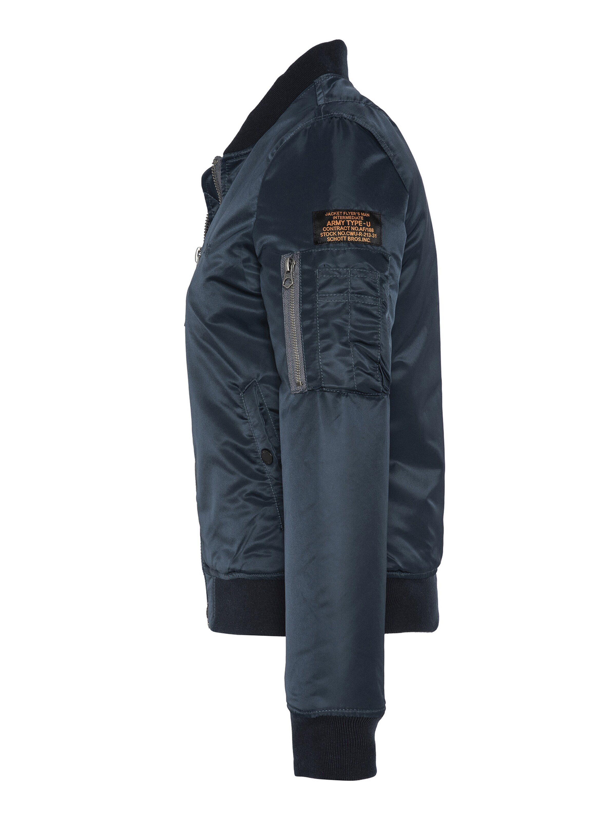 Schott NYC Between-Season Jacket in Blue