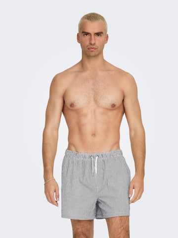 Only & Sons Zwemshorts 'ONSTed' in Groen: voorkant