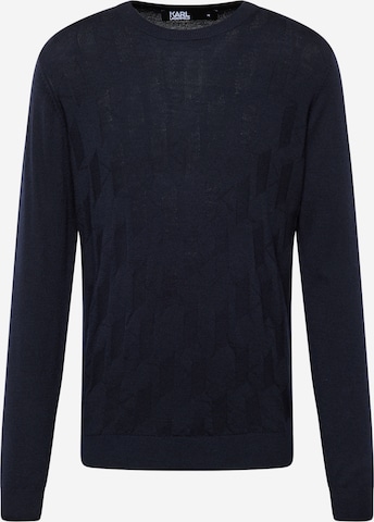 Karl Lagerfeld Sweater in Blue: front