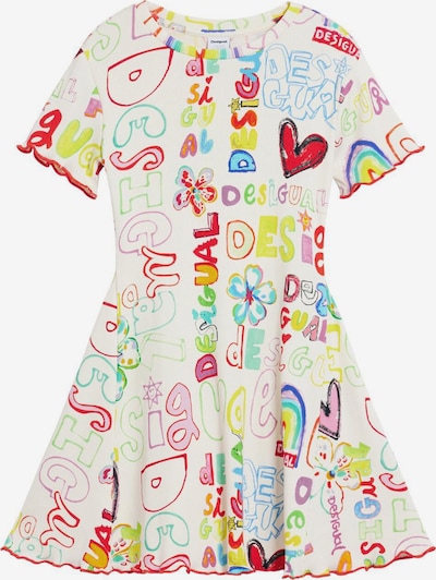 Desigual Mekko koossa 152 värissä vaaleansininen / ruohonvihreä / punainen / valkoinen, Tuotenäkymä