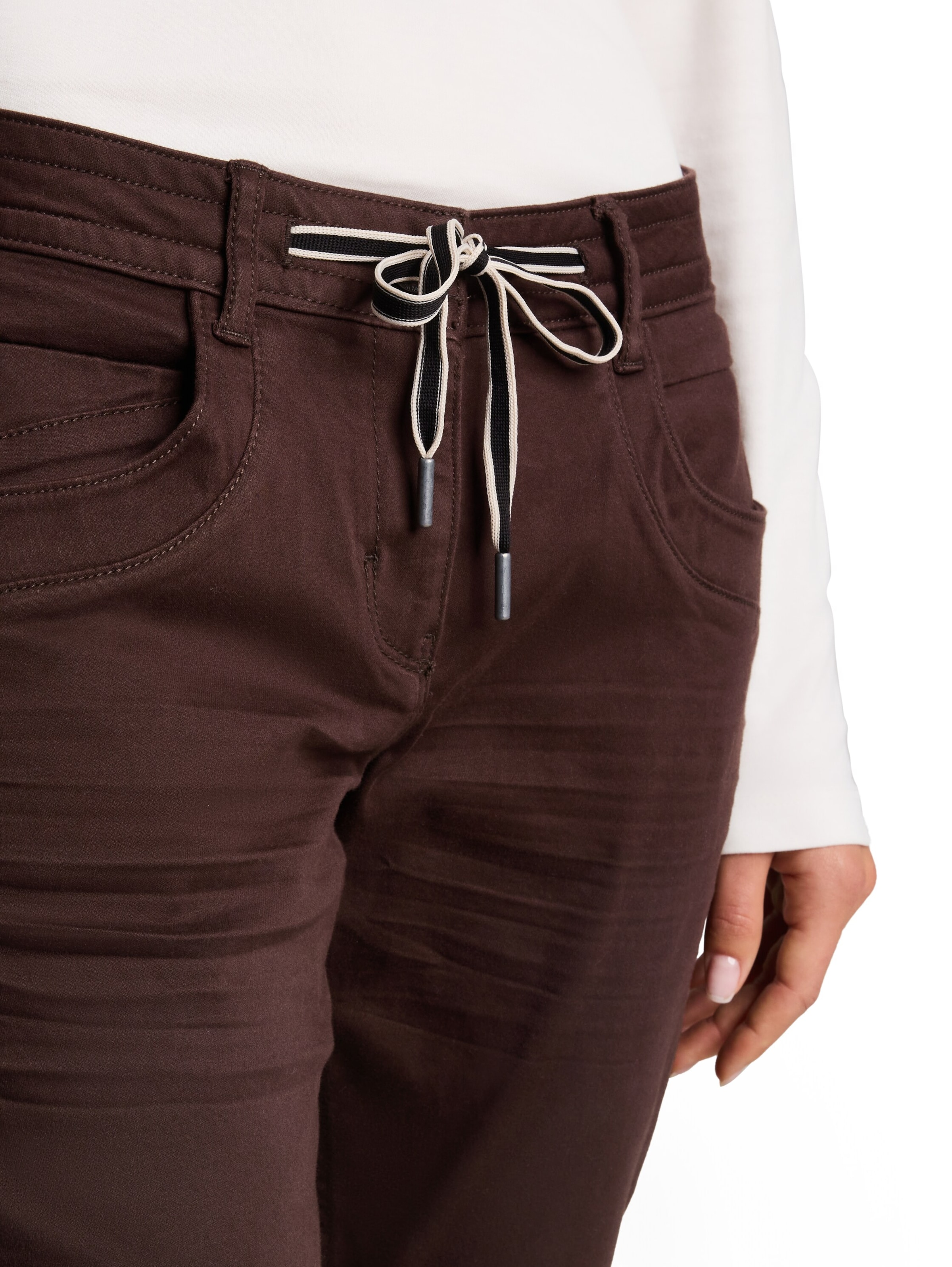 TOM TAILOR Slimfit Bukser i brun
