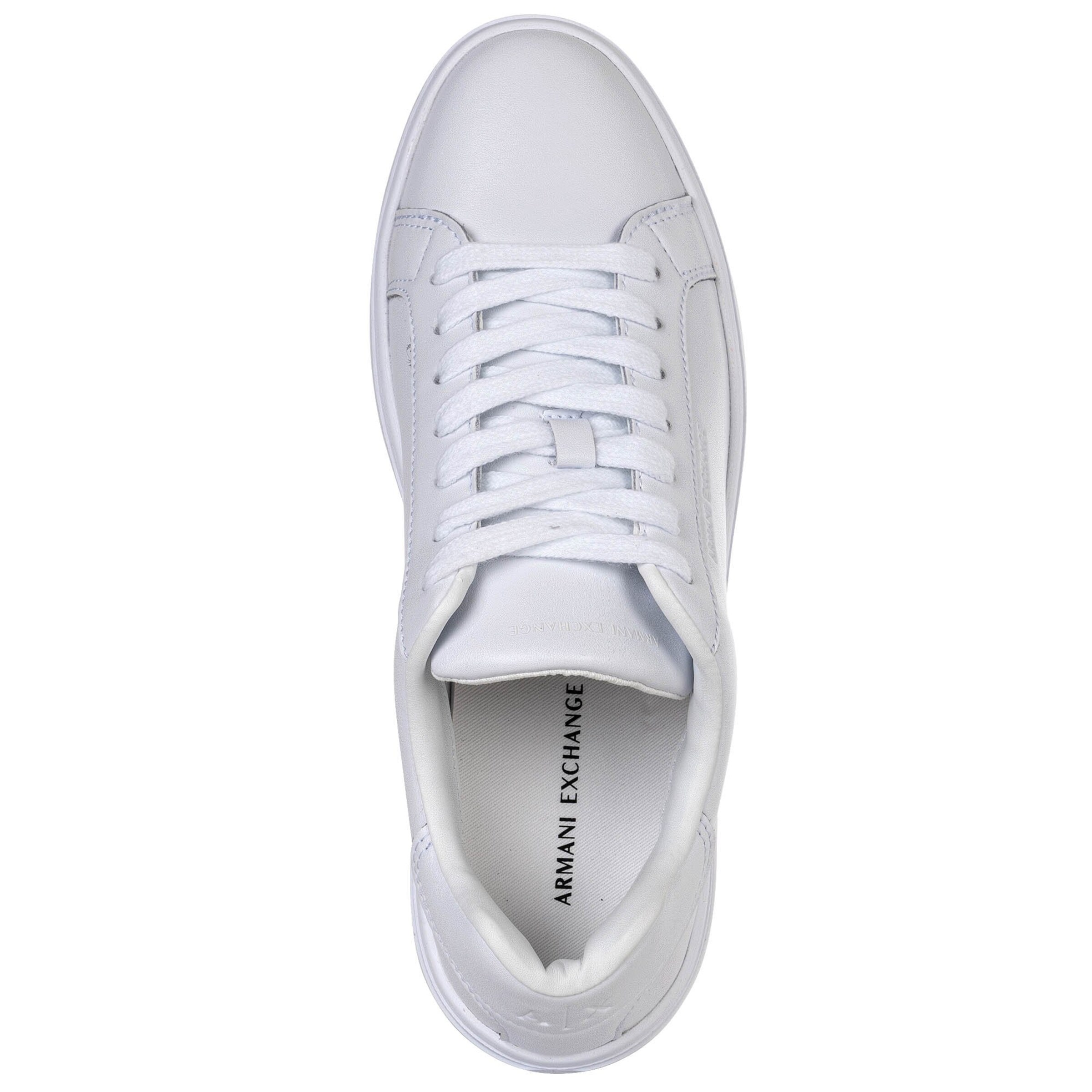 ARMANI EXCHANGE Sneakers laag 'LONDON ACTION' in Wit