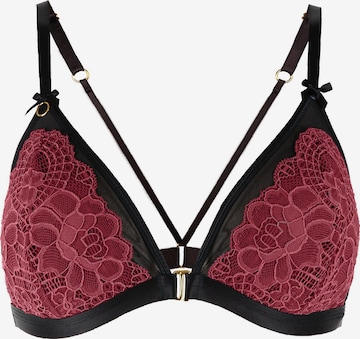 La Muel Lingerie BH 'Triangle' in Pink: Vorderseite
