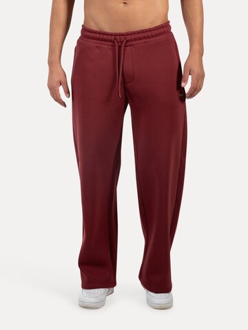 Regular Pantalon Smilodox en rouge : devant