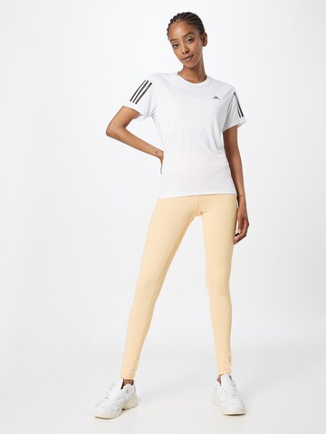 ADIDAS SPORTSWEAR Skinny Sporthose in Beige