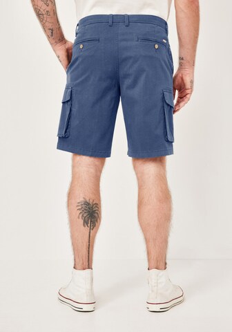 REDPOINT Regular Cargohose in Blau