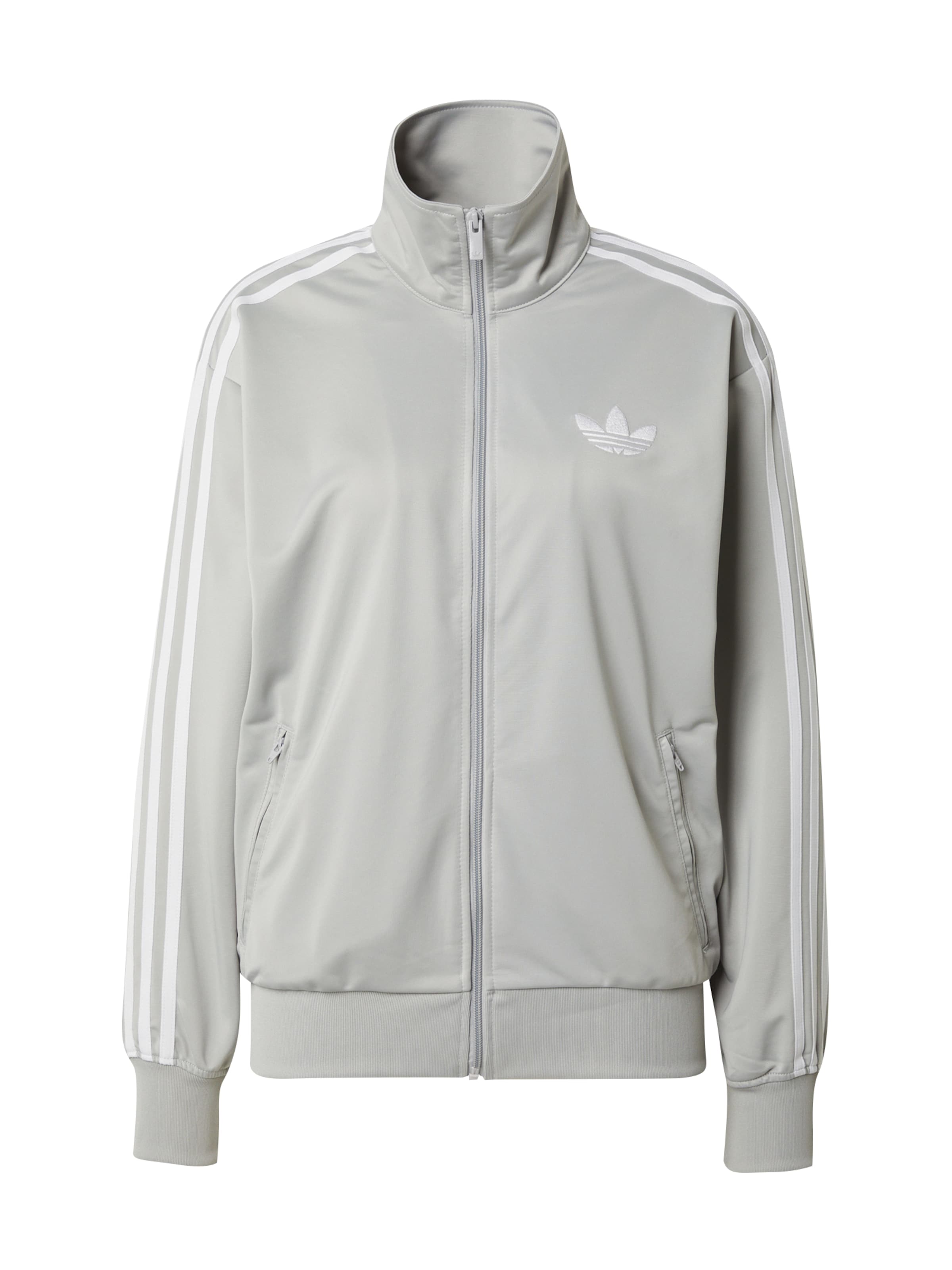 Giacca di felpa 'Adicolor Classic Firebird' di ADIDAS ORIGINALS in grigio: frontale