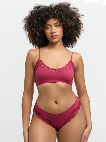 cfabBustier Grudnjak 'Lace Bralette' - roza boja