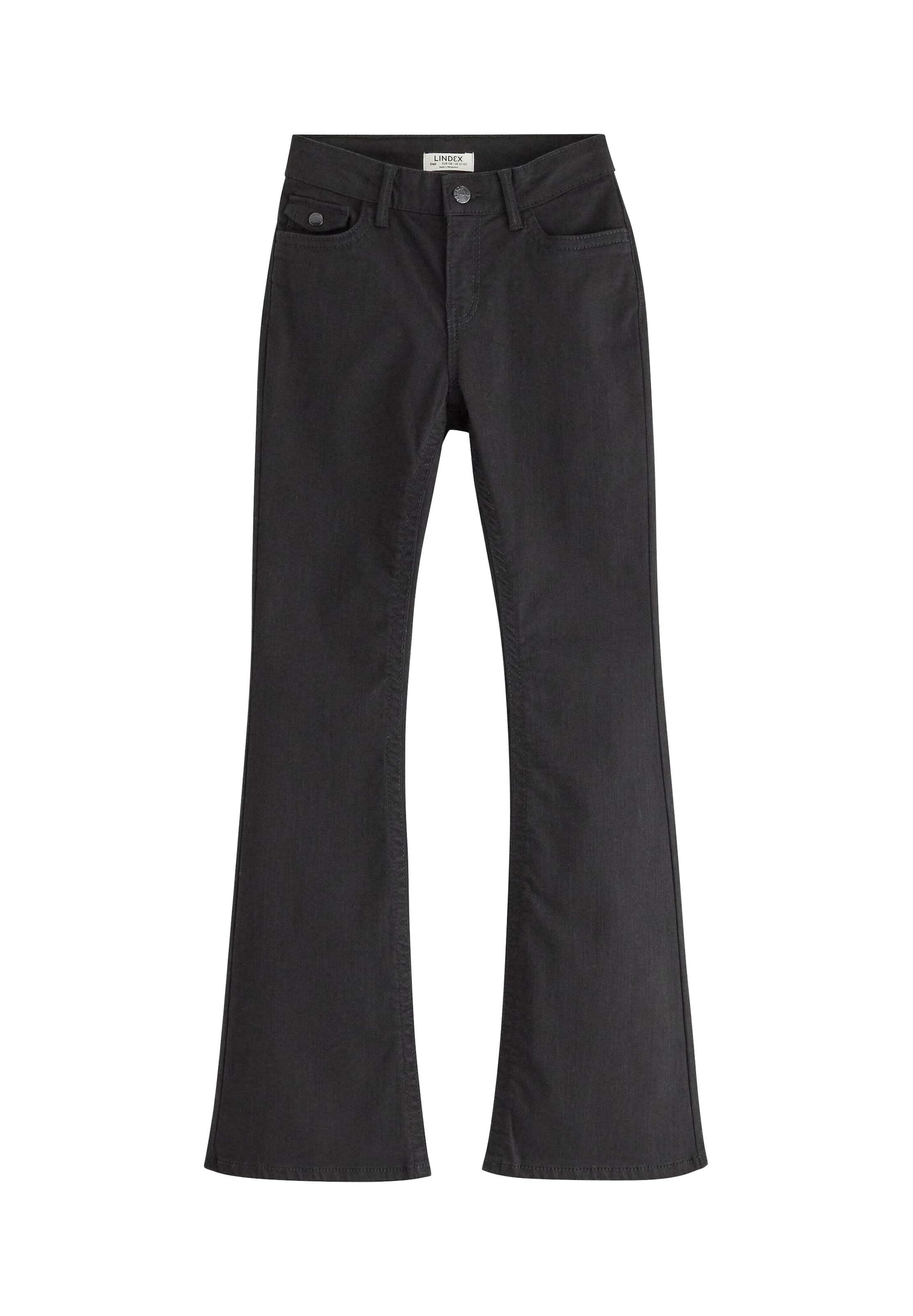 Lindex Flared Jeans 'Freja' in Black: front