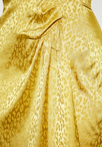 Robe de cocktail faina en jaune